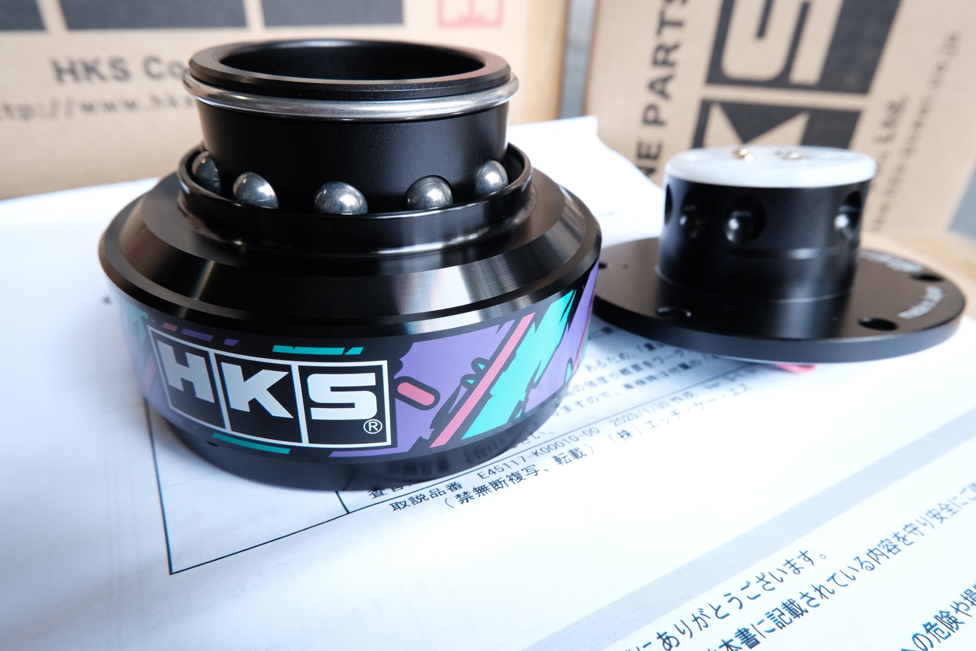 Limited Edition HKS x Works Bell Quick Release Rapfix Ⅱ Keylock Set
