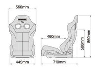 Bride Black GIAS III Reclinable Carbon Bucket Seat